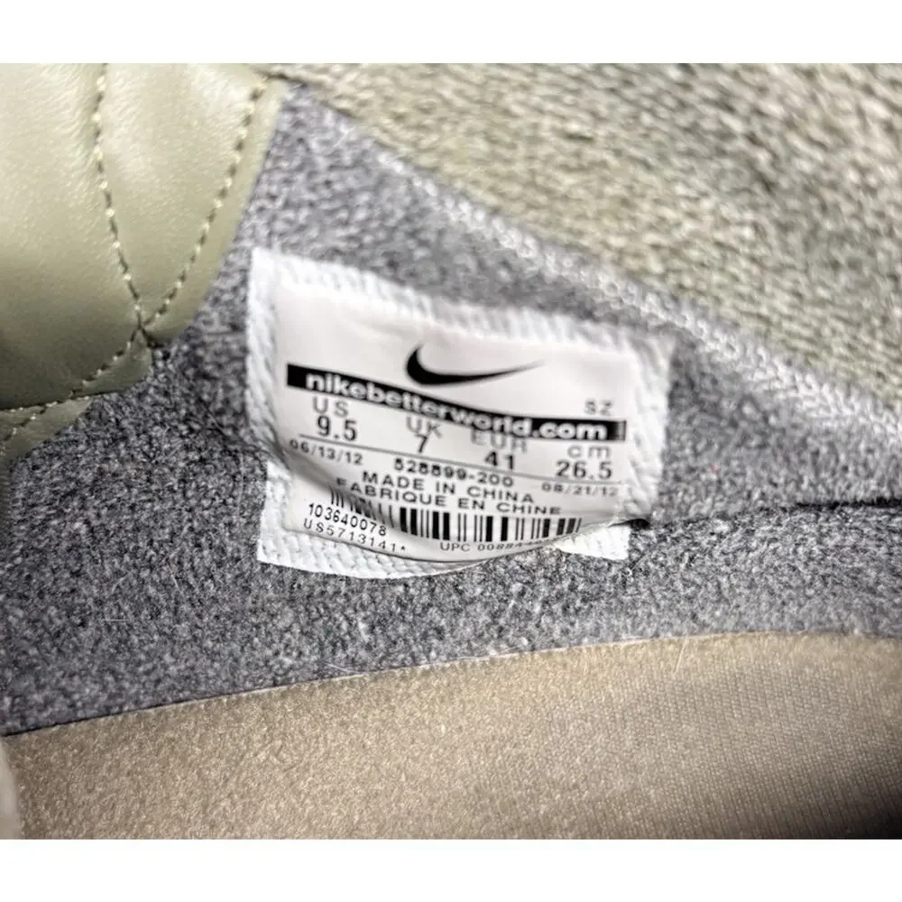 Nike Dunk 2012 Sky Hi Wedges Suede Olive Sneakers Women’s US9.5 528899-200